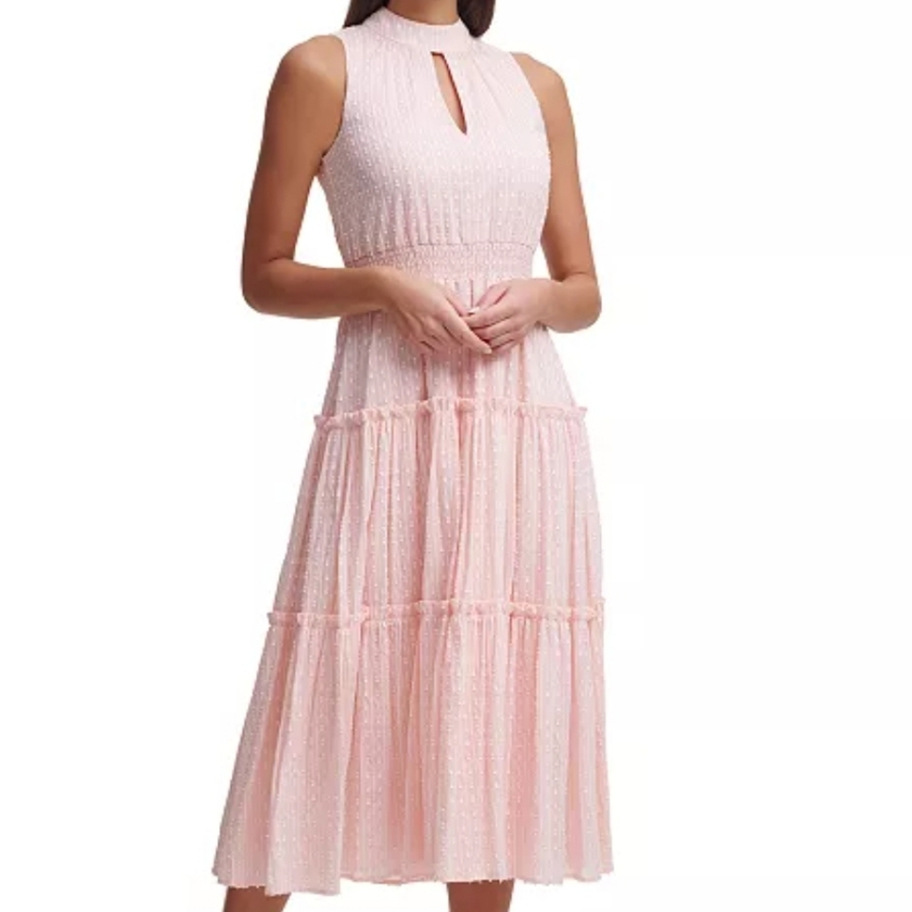 Tommy Hilfiger Keyhole Midi Dress